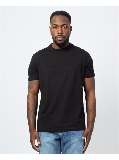 T-shirt col rond en coton Armani Exchange